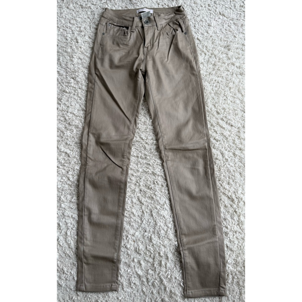 Women's Pookie & Sebastian Khaki Wax Pants Size XS